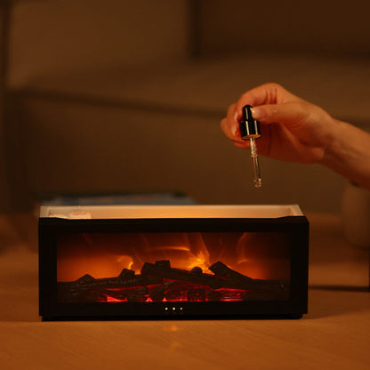 🔥🔥🔥 Eldstad Flame Diffuser Luftfuktare med fjärrkontroll 🔥🔥✨