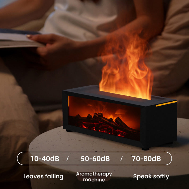 🔥🔥🔥 Eldstad Flame Diffuser Luftfuktare med fjärrkontroll 🔥🔥✨