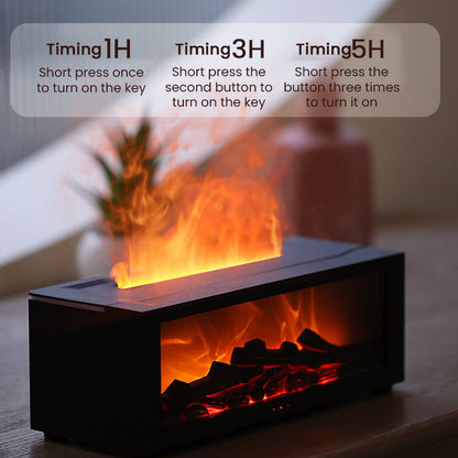🔥🔥🔥 Eldstad Flame Diffuser Luftfuktare med fjärrkontroll 🔥🔥✨