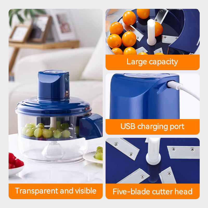 🎄✨60 % RABATT! 🍇🧄 Transparent Elektrisk Frukt- & Grönsaksskalare – Snabb, Enkel & Effektiv Perfekt för kökets vardagsbestyr!