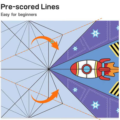 ✈️ 50% RABATT NU! ✨ Kreativt DIY-pappersflygplan - Bygg & Kasta 10 Modeller, Pedagogisk STEM-leksak för Barn 6-12 År 🎯🧠