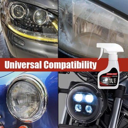🚗KÖP 2 FÅ 1 GRATIS!✨180 ml bilstrålkastarrenoveringsset – professionell polering med svamp och tätning för klarhet och UV-skydd💎🔧