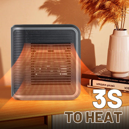🔥800W väggmonterad rumsvärmare med justerbar termostat och timer