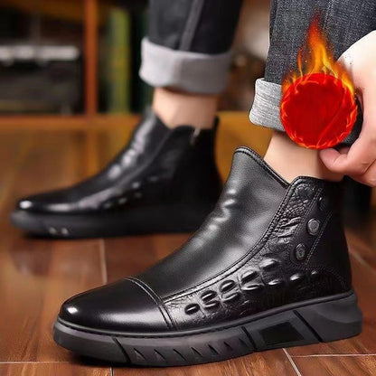 🔥Bottes Montantes à Enfiler Thermiques Comfortables för män