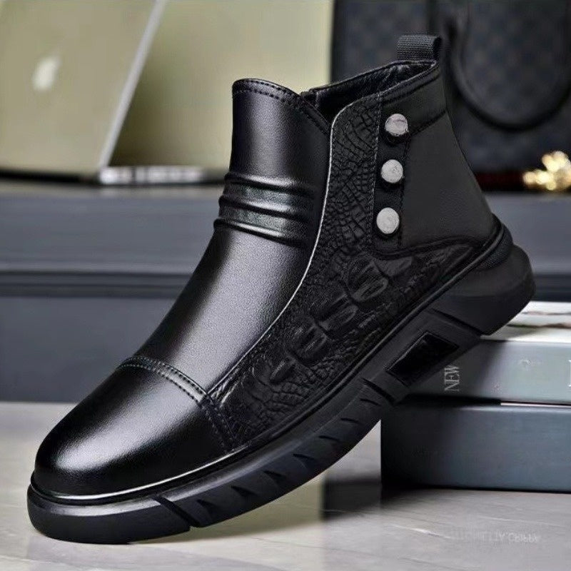 🔥Bottes Montantes à Enfiler Thermiques Comfortables för män