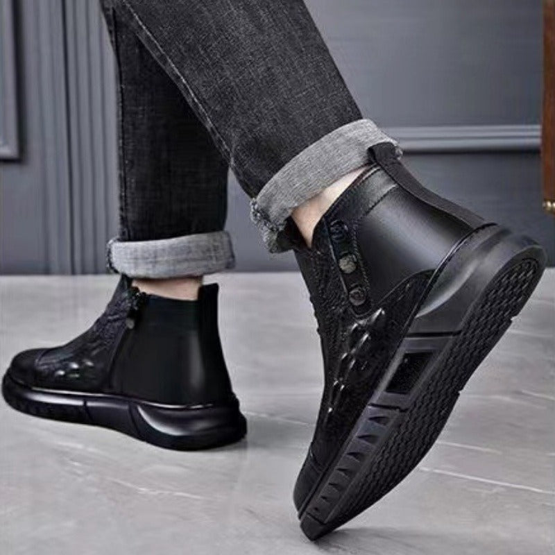 🔥Bottes Montantes à Enfiler Thermiques Comfortables för män