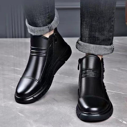 🔥Bottes Montantes à Enfiler Thermiques Comfortables för män