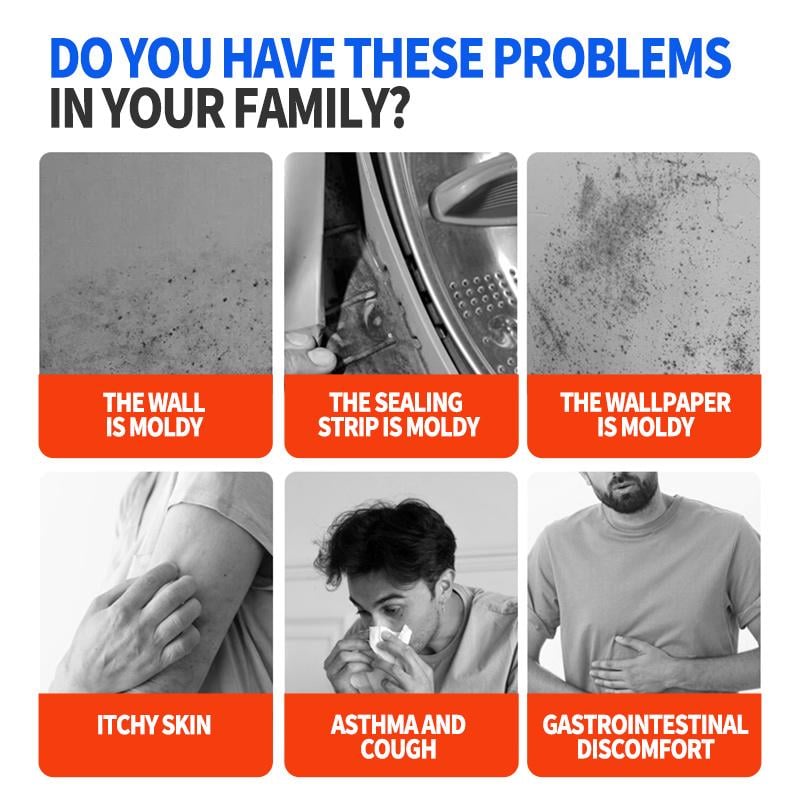 🔥SISTA DAGEN-ERBJUDANDE 50 % RABATT -🏡Mycket effektiv mögelborttagningsspray