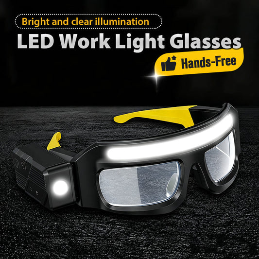 🔥Handsfree LED-arbetsglasögon