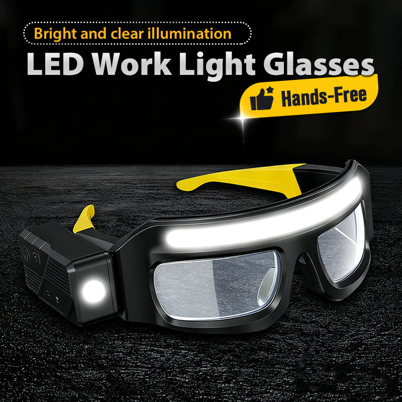 📢📢50% RABATT NU!! ⏰Handsfria LED-arbetslampglasögon