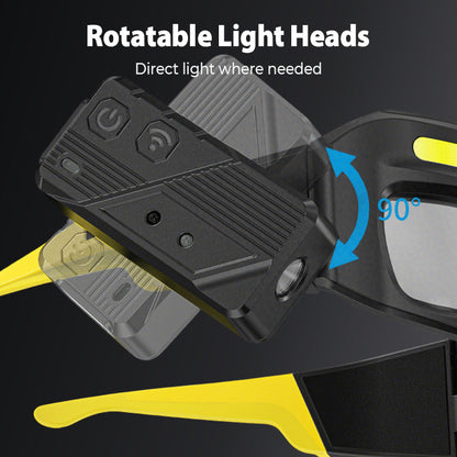 📢📢50% RABATT NU!! ⏰Handsfria LED-arbetslampglasögon