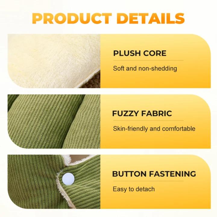 🔥Värme, mysig och bekväm plyschgrotta för husdjur