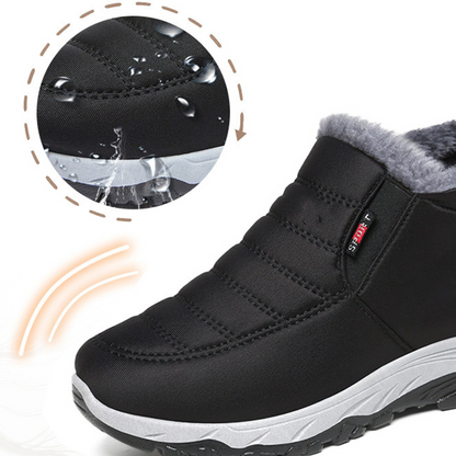 ❄️Vintermåste: Bekväma, varma slip-on-ankelstövlar för damer👢