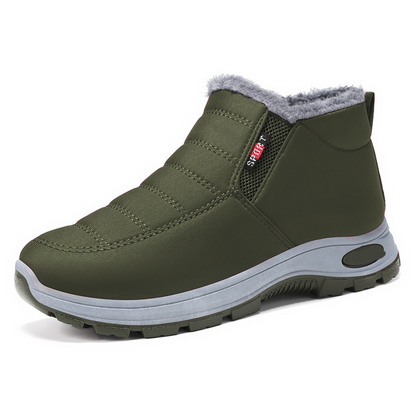❄️Vintermåste: Bekväma, varma slip-on-ankelstövlar för damer👢