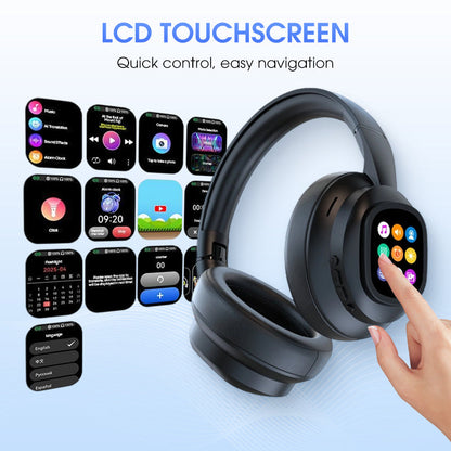 🎧 60% RABATT NU! ✨ AI Bluetooth-hörlurar med LCD-display - Röststyrning & Brusreducering för Musik och Samtal 📱✨