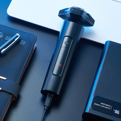 🔥Multifunktionell elektrisk LED-display 3-bladig rakhyvel för män 🧥