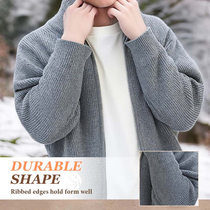 🔥Herrcardigan med hel dragkedja