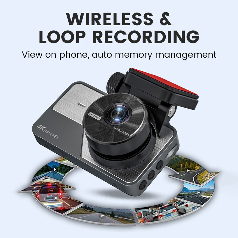 🎁Tidsbegränsat erbjudande 🔥4K Ultra HD Bilkamera med Mörkerseende