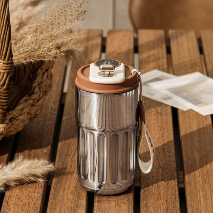 🔥Populär produkt-Kaffe Termosmugg med Temperaturdisplay