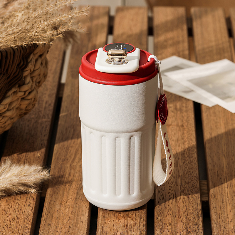 🔥Populär produkt-Kaffe Termosmugg med Temperaturdisplay
