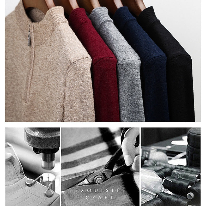 📢 55 % RABATT! ✨ Herrtröja med halv turtleneck