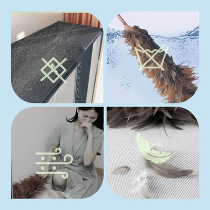 🧹 50 % RABATT NU! ✨ Utdragbar dammvippa – elektrostatisk, förlängbar 1,4–2,8m & tvättbar – perfekt för höga hörn och möbler 🏠