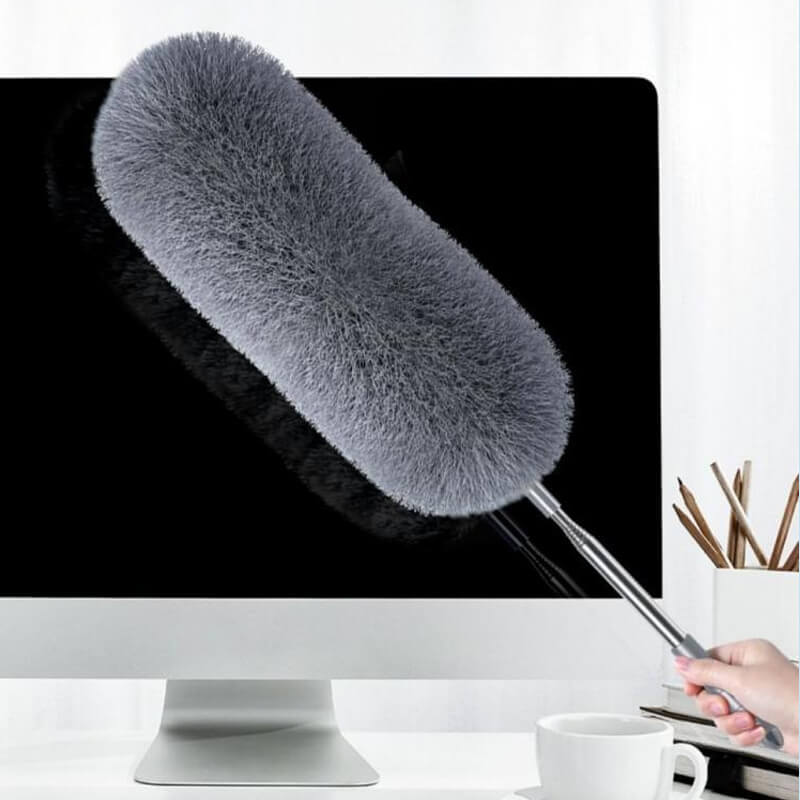 🧹 50 % RABATT NU! ✨ Utdragbar dammvippa – elektrostatisk, förlängbar 1,4–2,8m & tvättbar – perfekt för höga hörn och möbler 🏠