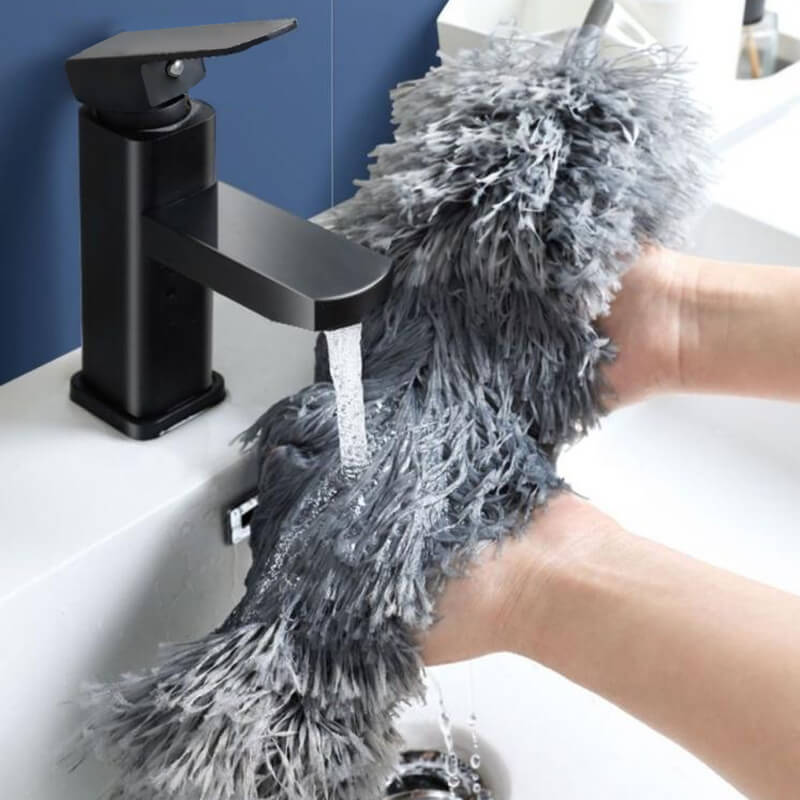 🧹 50 % RABATT NU! ✨ Utdragbar dammvippa – elektrostatisk, förlängbar 1,4–2,8m & tvättbar – perfekt för höga hörn och möbler 🏠