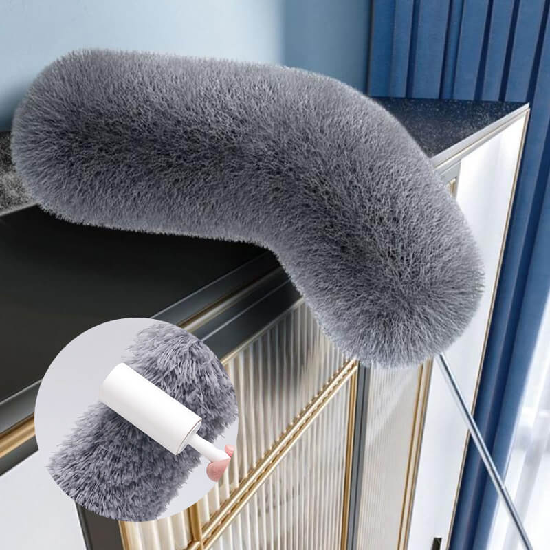 🧹 50 % RABATT NU! ✨ Utdragbar dammvippa – elektrostatisk, förlängbar 1,4–2,8m & tvättbar – perfekt för höga hörn och möbler 🏠