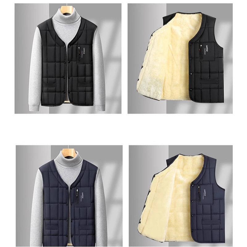 Men's Winter Warm Vest with Pockets