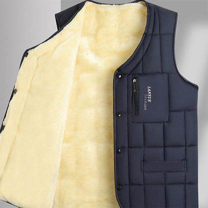 Men's Winter Warm Vest with Pockets