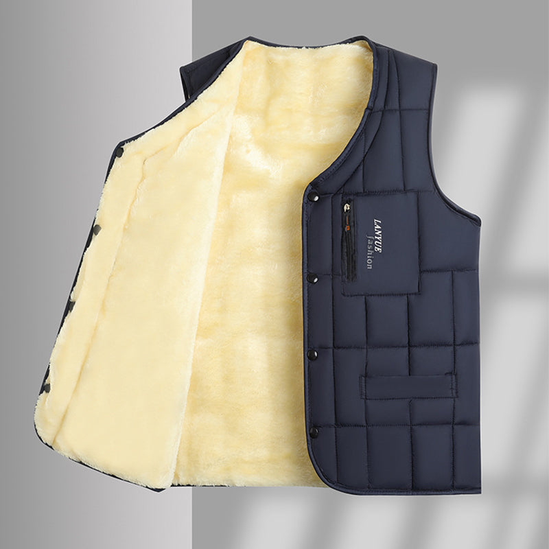 Men's Winter Warm Vest with Pockets