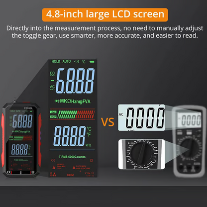 USB-uppladdningsbar Digital Multimeter