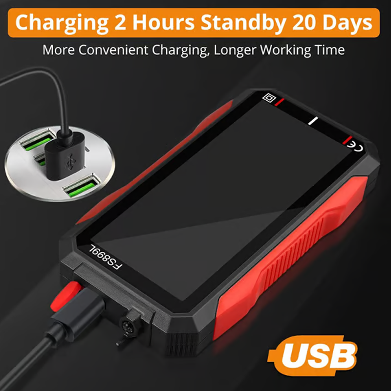 USB-uppladdningsbar Digital Multimeter