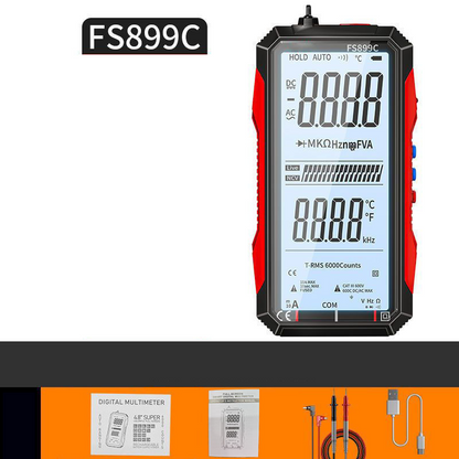 USB-uppladdningsbar Digital Multimeter