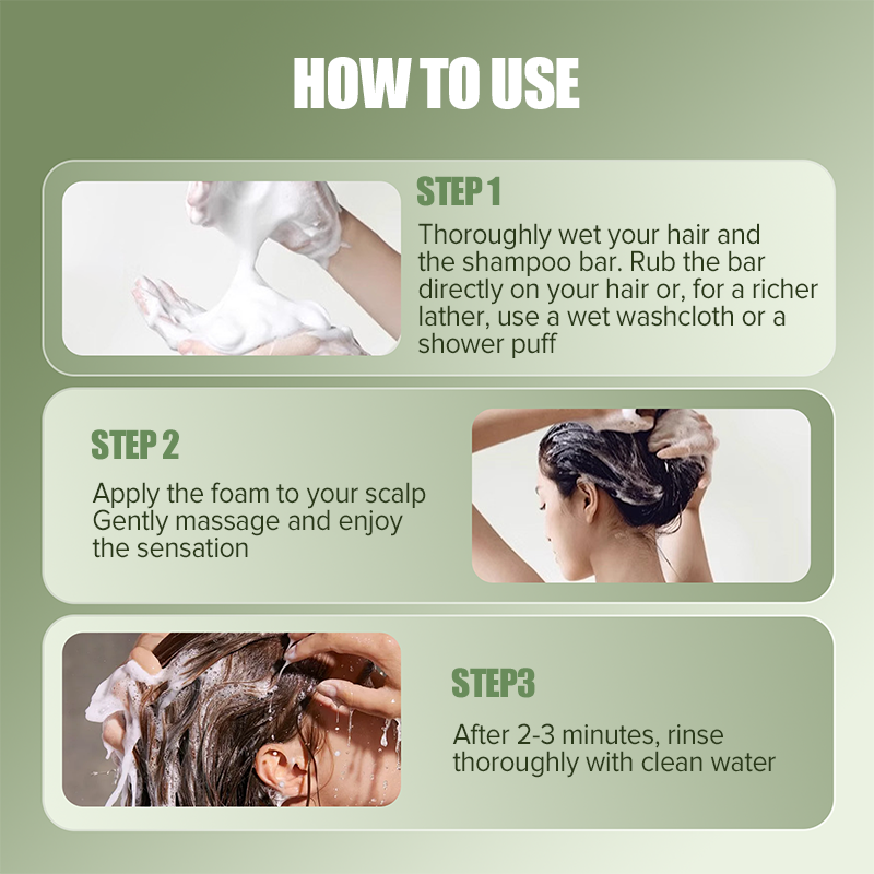 🔥Naturligt schampotvål för att stärka håret