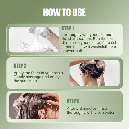 🔥Naturligt schampotvål för att stärka håret