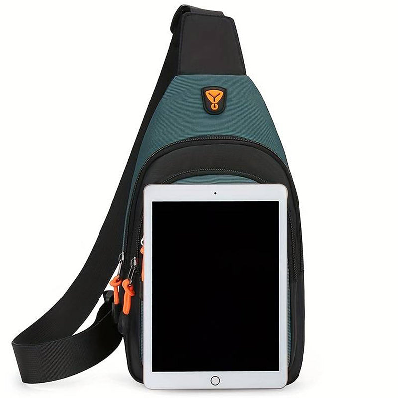 🔥Vedenpitävä monitaskuinen ristikkäin kulkeva olkalaukku