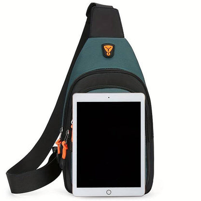 🔥Vedenpitävä monitaskuinen ristikkäin kulkeva olkalaukku