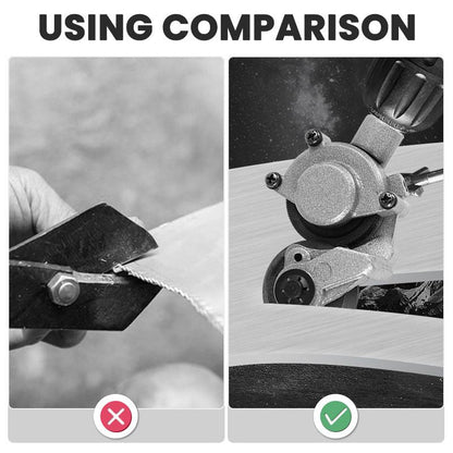 ⚡ 50% RABATT NU! ✨ Elektrisk Plåtskärare - 1300W med Laserjustering och 6 Skärlägen för Ren Skärning i Metall & Plast 🔧💥