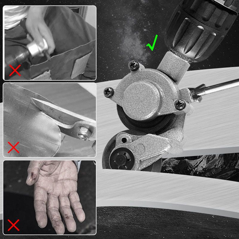 ⚡ 50% RABATT NU! ✨ Elektrisk Plåtskärare - 1300W med Laserjustering och 6 Skärlägen för Ren Skärning i Metall & Plast 🔧💥