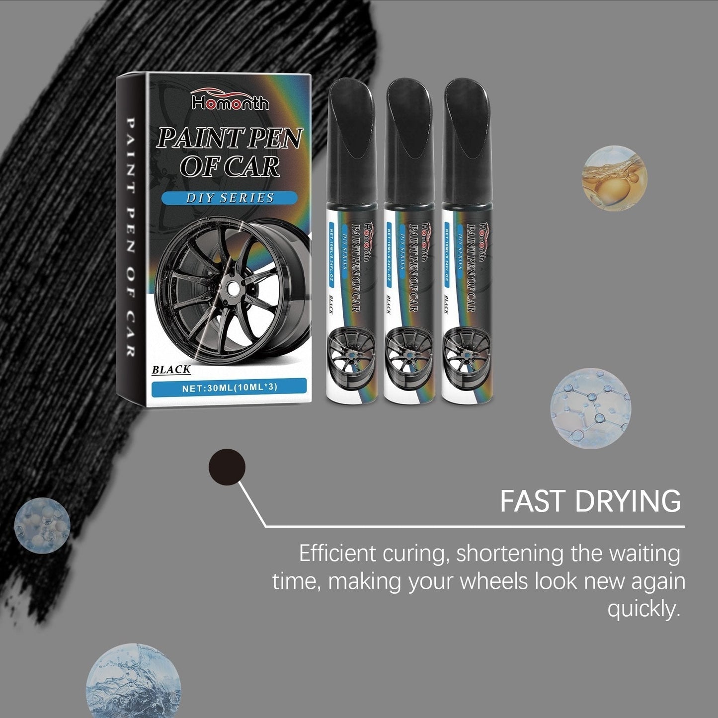 🔥Reparationspenna för repor på bilhjul