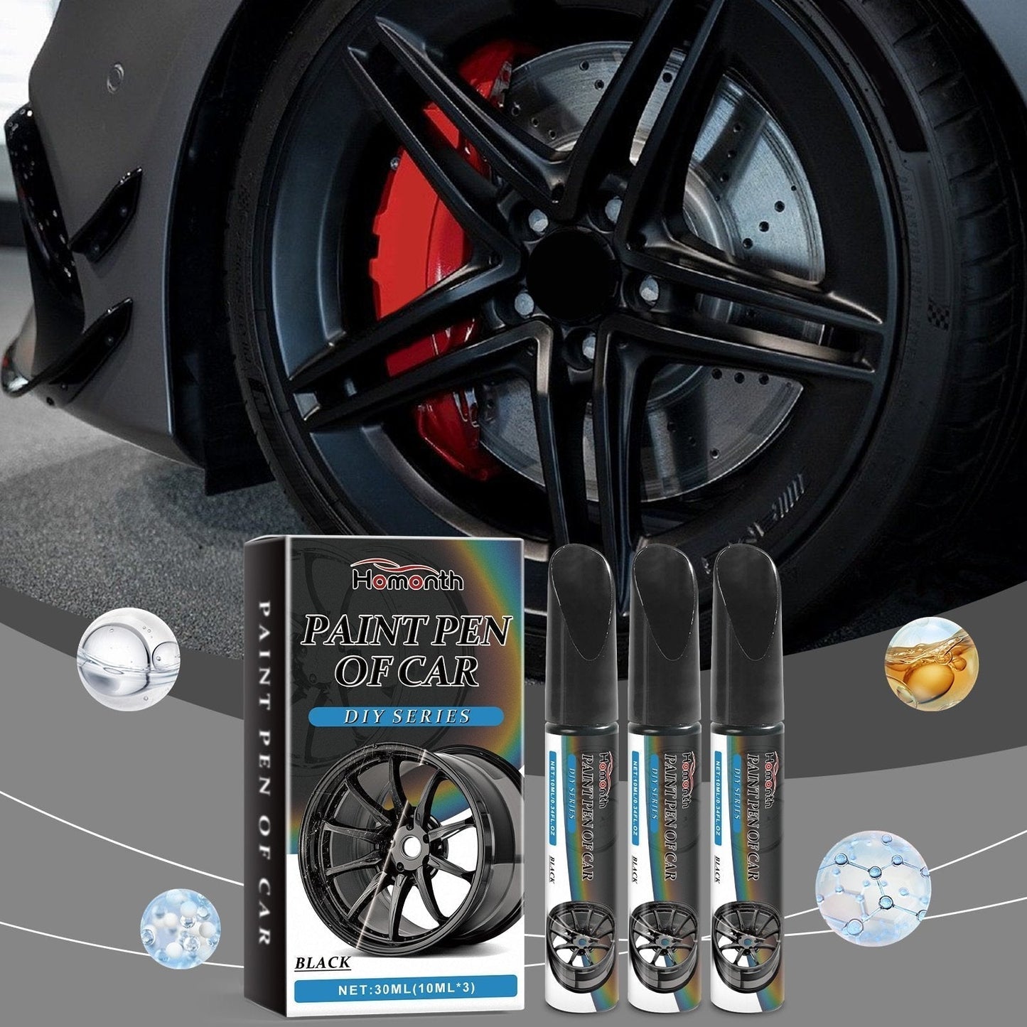 🔥Reparationspenna för repor på bilhjul