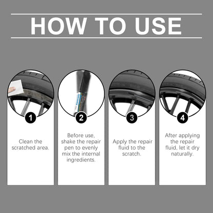 🔥Reparationspenna för repor på bilhjul