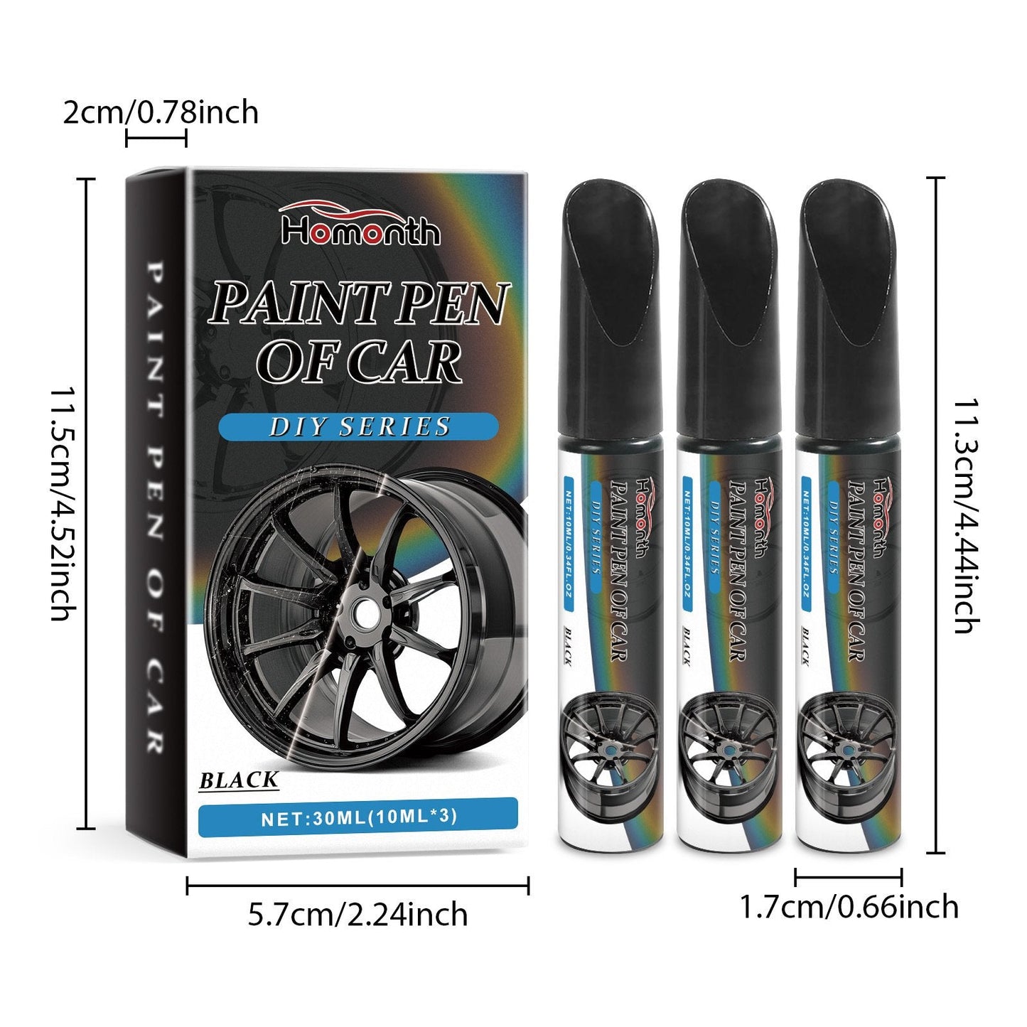 🔥Reparationspenna för repor på bilhjul