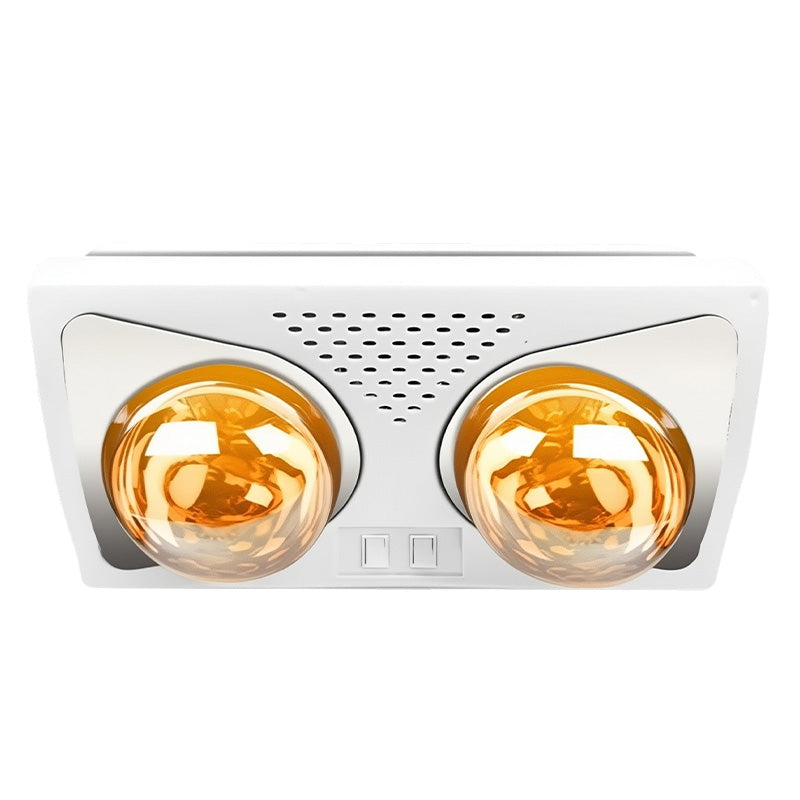 Väggmonterad värmelampa för badrum