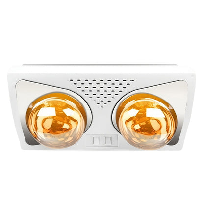 Väggmonterad värmelampa för badrum