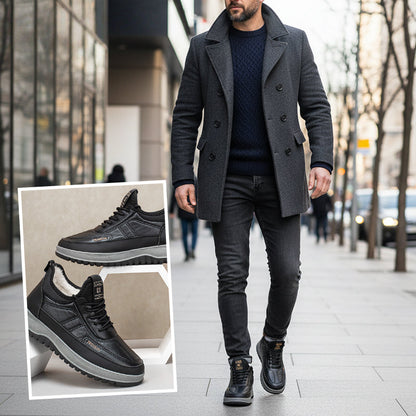 Komfortable, varme herresko: vanntette og sklisikre