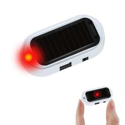 Soldriven LED-blinklampa mot stöld