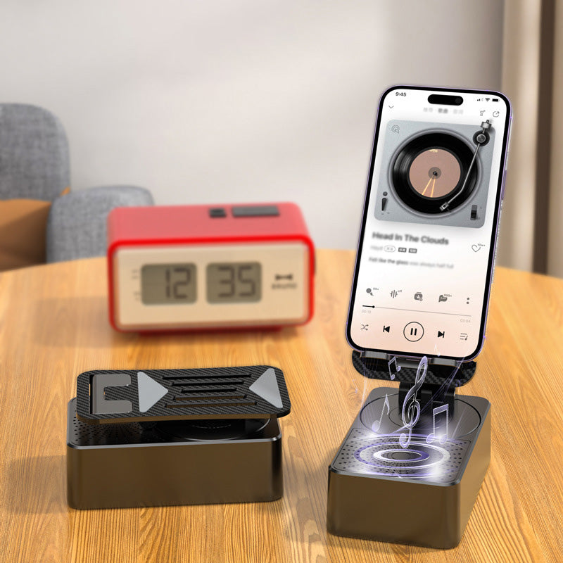 3-i-1 Trådlös Bluetooth-högtalare, Laddstation och Telefonhållare